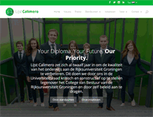 Tablet Screenshot of lijstcalimero.nl